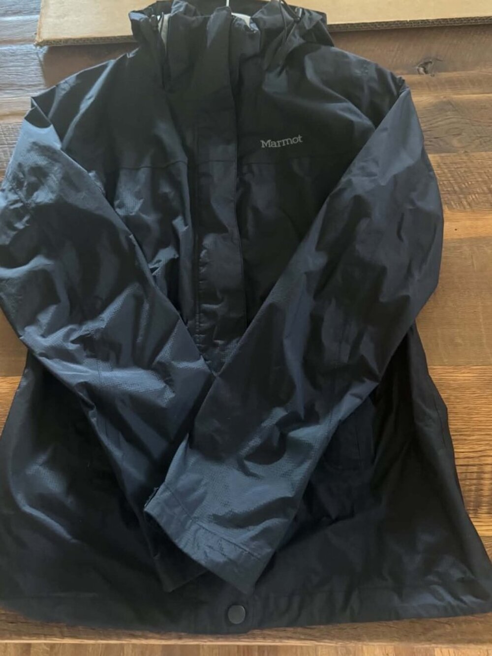 Marmot Women's PreCip Eco Jacket Style 46700 - Black - Women's Size Small - GUC